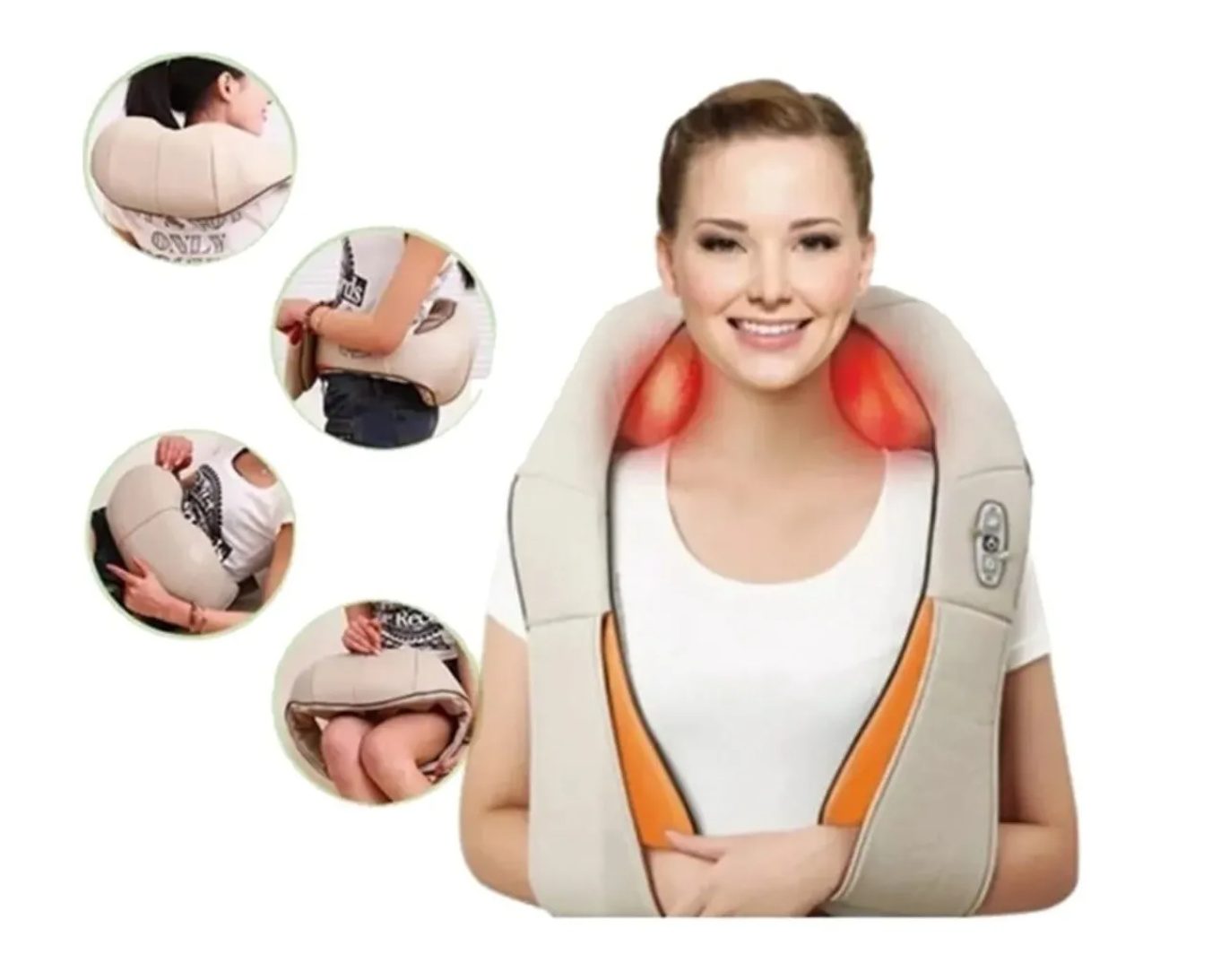 Masajeador Eléctrico para Cuello – Alivia tu dolor en minutos con tecnología de pulsos – ¡50% de descuento hoy!