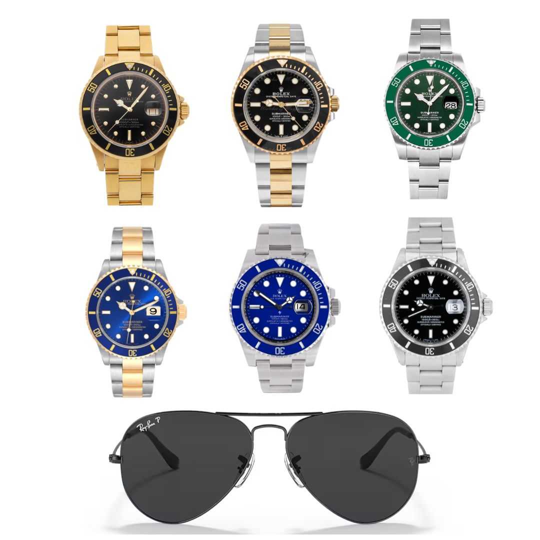 💎 Combo Luxury: Reloj moderno + gafas de sol tipo aviador + Envío gratis!