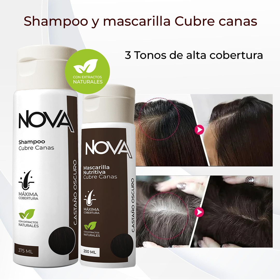 SHAMPOO TAPACANAS + MASCARILLA GRATIS QUE POTENCIA RESULTADOS Y APORTA BRILLO!