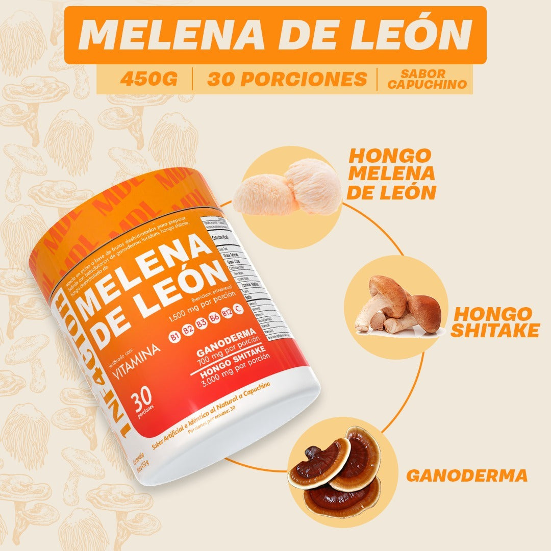 Melena de León – Activa tu mente y tu energía con este hongo milagroso, Con 50% de descuento