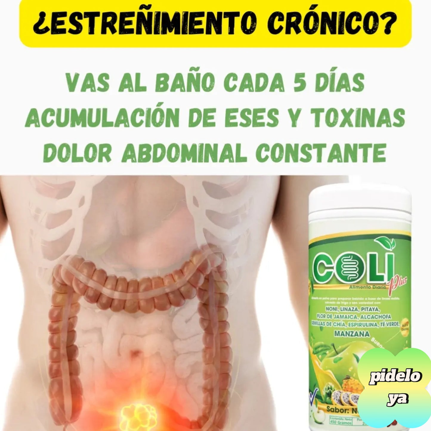 PAGA 1 Y LLEVA 2 Tarros ColiPlus | Abdomen Plano, Digestión Sana y 50% Descuento