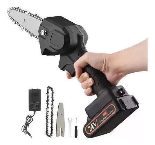 🌲MINI MOTOSIERRA CON BATERÍA RECARGABLE 🔋 + ENVIO GRATIS 🎁