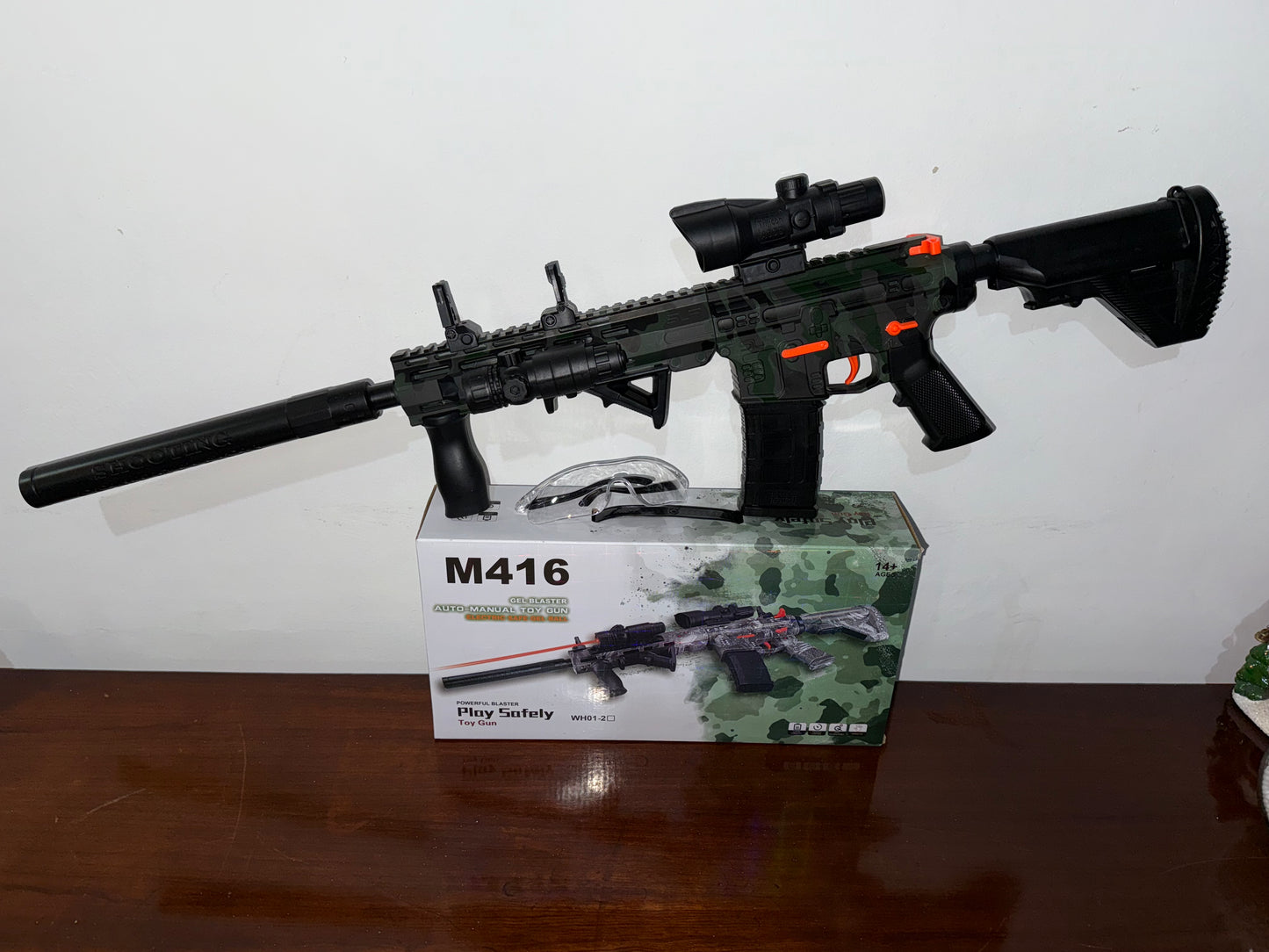 🎁 PISTOLA DE HIDROGEL M416 🔥 + OBSEQUIO 10MIL BOLITAS + ENVIO GRATIS🎁
