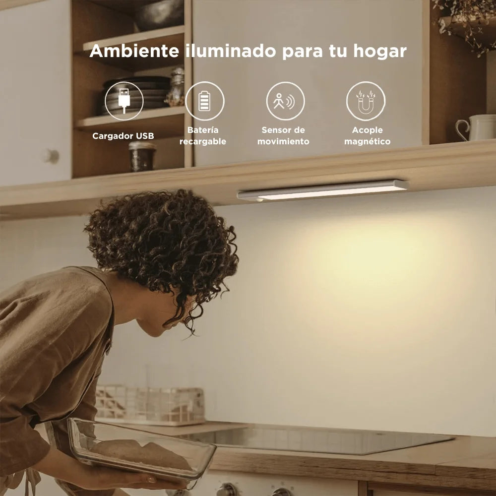 PAGA 1 LLEVA 2 Barras LED con Sensor Inteligente – Ilumina tu casa sin cables ni instalaciones