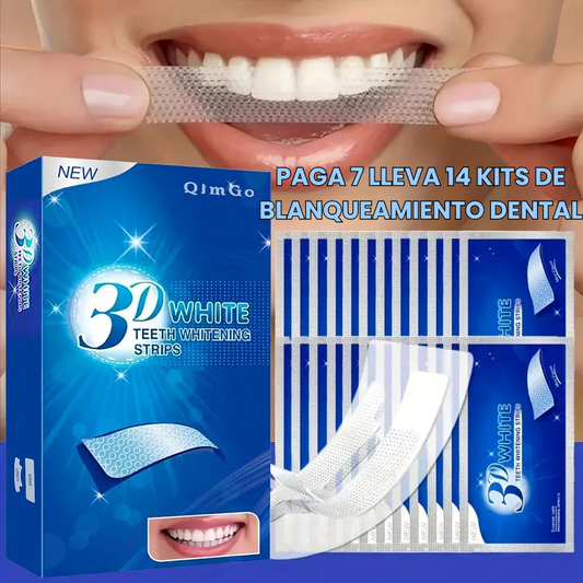 PAGA 7 LLEVA 14 PAQUETES DE ACLARAMIENTO DENTAL DESDE CASA! DIENTES MÁS BLANCOS 🤩