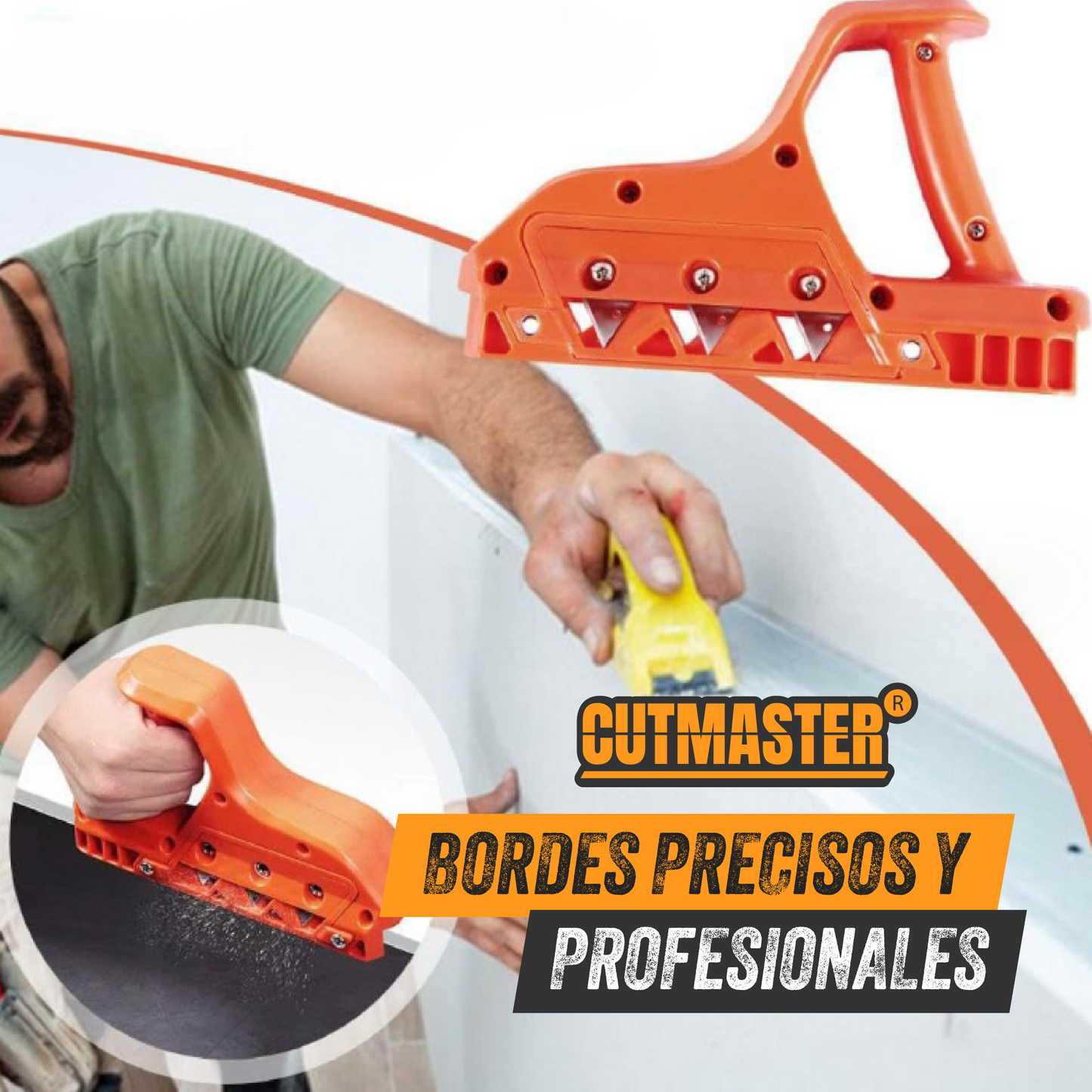 CORTADOR DE YESO Y LÁMINAS DE DRYWALL 👷🏼♀️ BORDES PERFECTOS Y PRECISOS