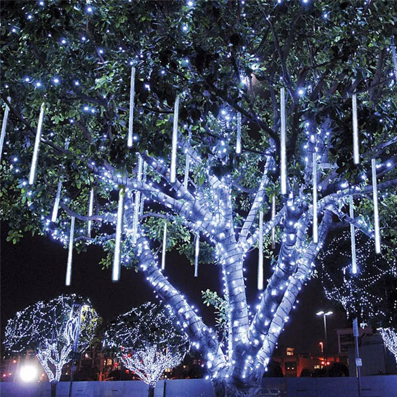 Cortina 3M Luz LED Meteoritos x8 Tubos de 50cm - Envío gratis! 50% OFF