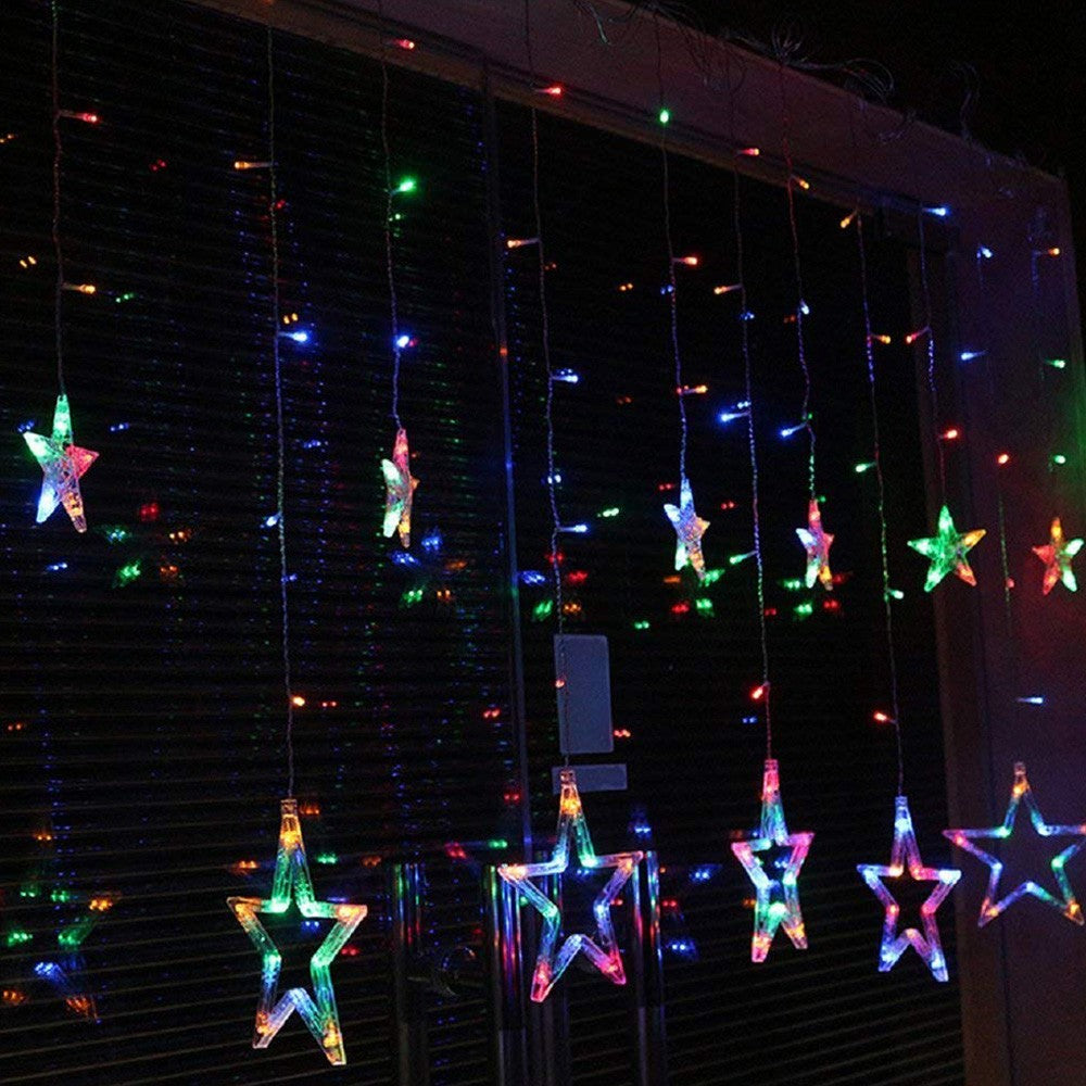 HERMOSA CORTINA DE ESTRELLAS 3 METROS DE ANCHO ✨⭐️ + ENVÍO GRATIS🎁