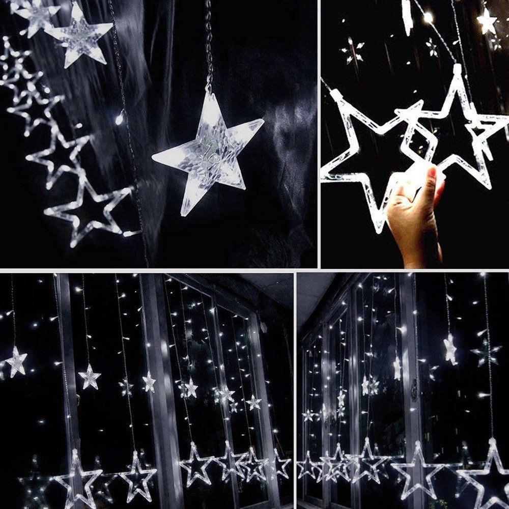 HERMOSA CORTINA DE ESTRELLAS 3 METROS DE ANCHO ✨⭐️ + ENVÍO GRATIS🎁