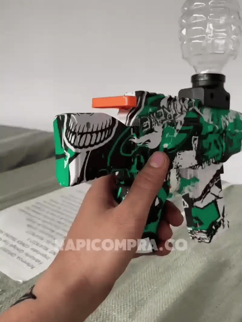 🎁 PISTOLA DE HIDROGEL CON EFECTOS ESPECIALES DE FUEGO 🔥