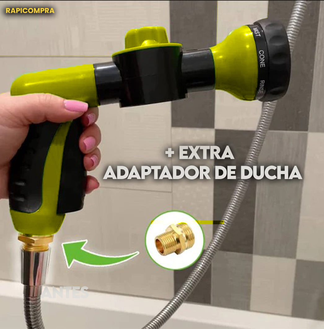 PupJet: Ducha para perros eficiente y potente color amarillo