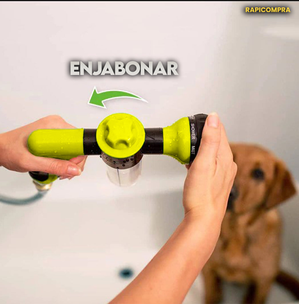 PupJet: Ducha para perros eficiente y potente color amarillo