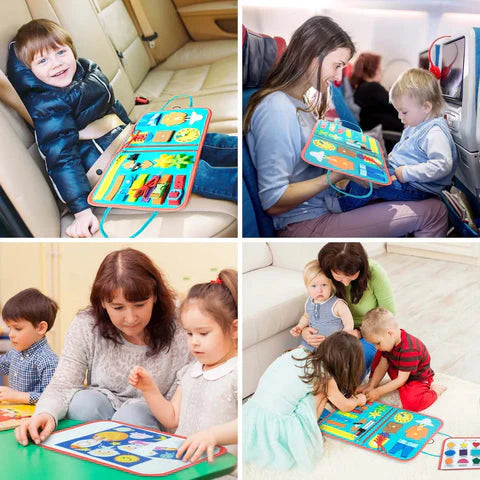 LIBRO SENSORIAL MONTESSORI - Para el Desarrollo motriz e intelectual de los niños
