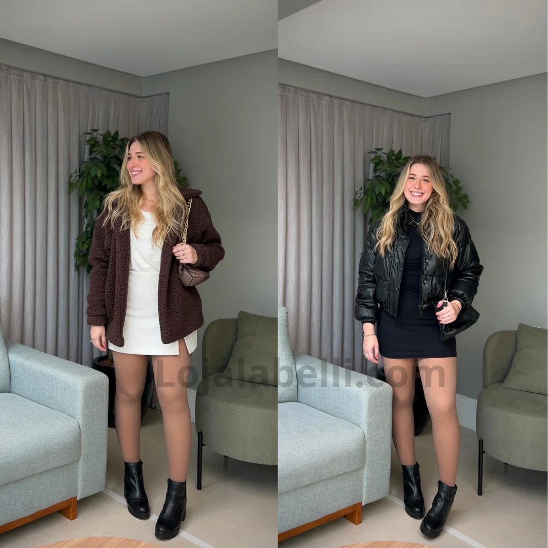DOS LEGGINS TERMICOS TALLA ÚNICA ✨Paga 1 y lleva 2: 1 negra, 1 traslúcida✨