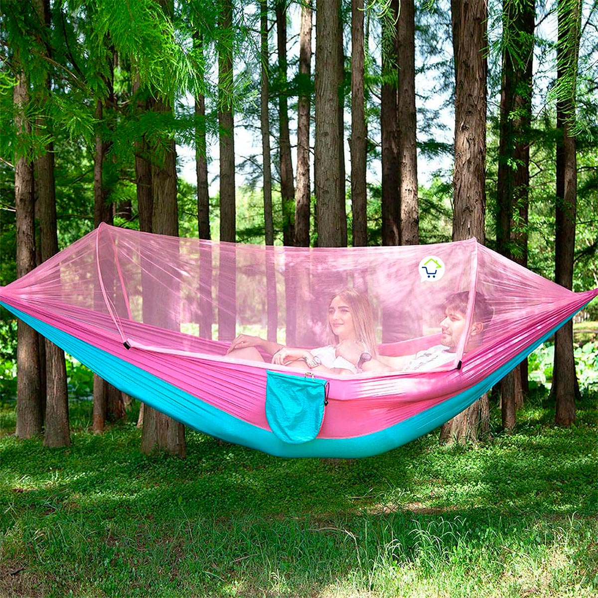 🌲 HAMACA PARA CAMPING CON MALLA MOSQUITERA 🏕️ + ENVIO GRATIS!