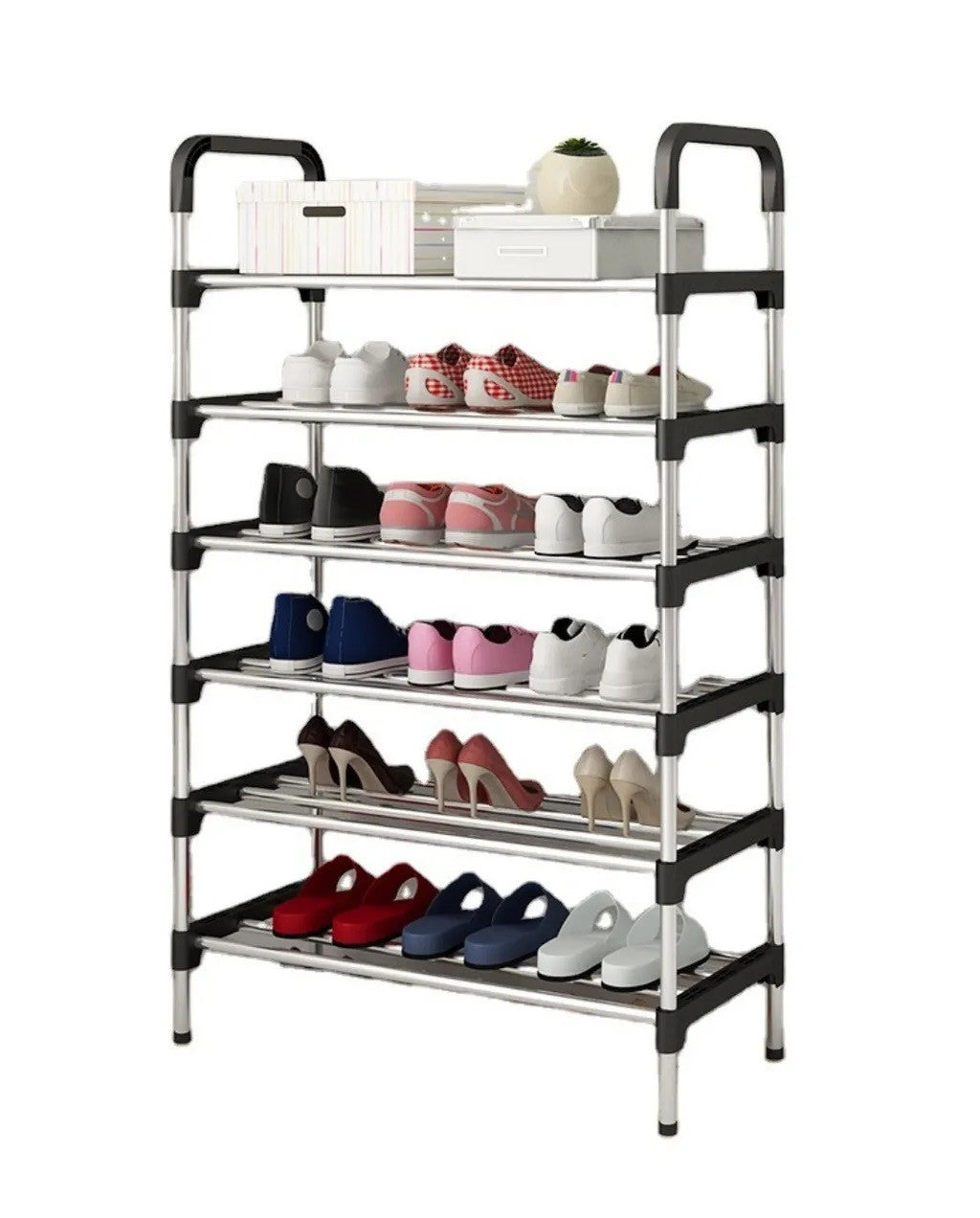 CLOSET ARMABLE 3 PUESTO REFORZADO 1.70M + ZAPATERO DE 6 NIVELES METÁLICO 1.10M GRATIS!