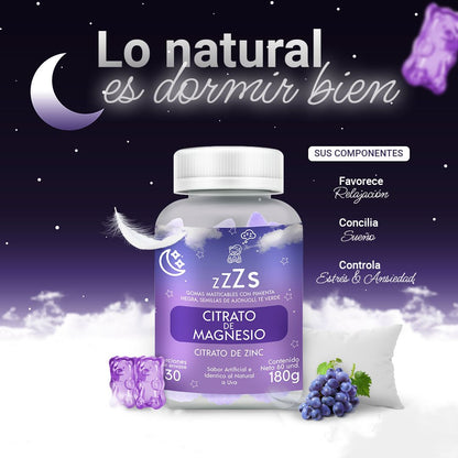 Gomitas de Citrato de Magnesio – Duerme Mejor, Relájate Más | ¡Llévalas con 50% de Descuento!