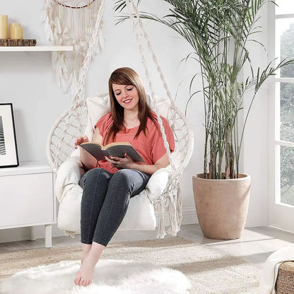 Silla Hamaca Colgante Tipo Columpio – Decora, Relájate y Ahorra con 50% de Descuento