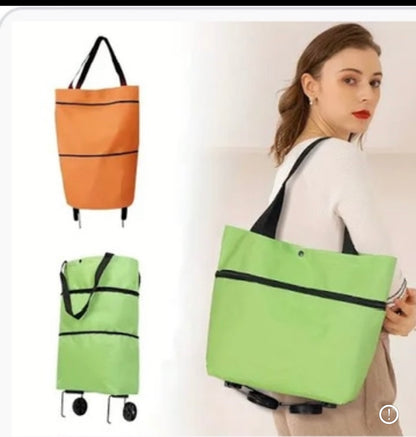 El carrito plegable que se convierte en bolso! Ahorra espacio, carga más - 50% de descuento