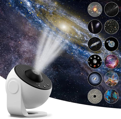 📽️ PROYECTOR DEL UNIVERSO! + REGALO 🎁 12 LÁMINAS DE: PLANETAS, LUNAS, GALAXIAS 🌌