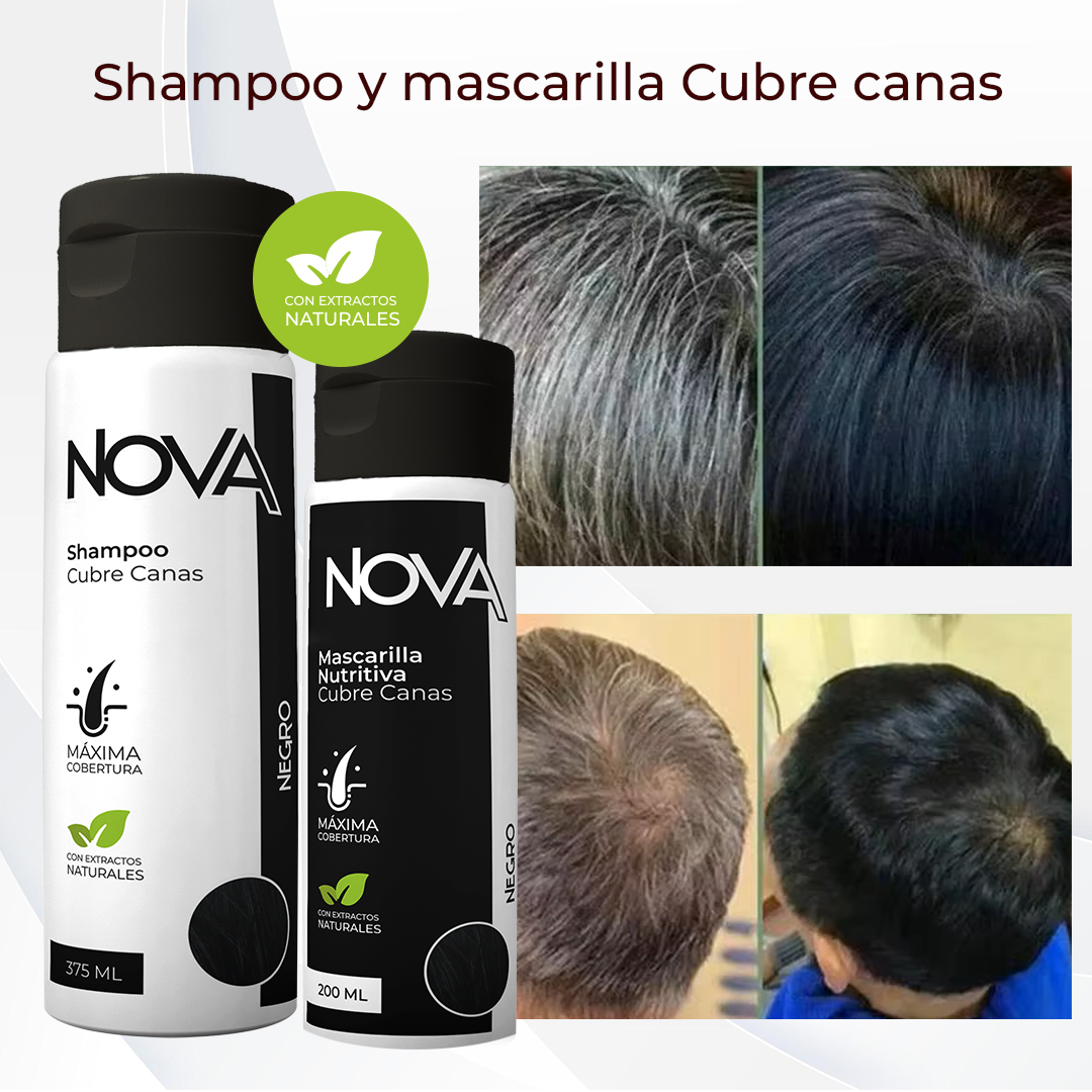 SHAMPOO TAPACANAS + MASCARILLA GRATIS QUE POTENCIA RESULTADOS Y APORTA BRILLO!