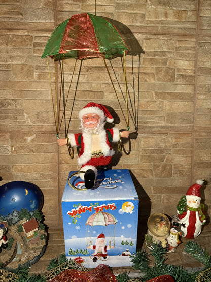 Papa Noel Gimnasta 3 Aros, Luces, Sonido y Movimiento - 50% OFF + Envío gratis