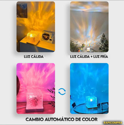 AuroraGlow: Preciosa lámpara de Auroras Boreales