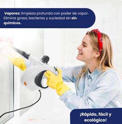 LIMPIADOR A VAPOR MULTIUSOS – Elimina grasa, suciedad y bacterias ¡sin frotar! | 50% de DESCUENTO
