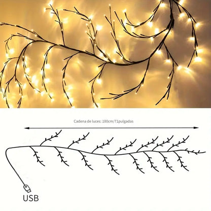 🎄 HERMOSA ENREDADERA LED! PARA UNA DECORACIÓN QUE LUZCA COSTOSA 💡