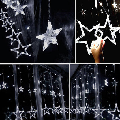 HERMOSA CORTINA DE ESTRELLAS 3 METROS DE ANCHO ✨⭐️ + ENVÍO GRATIS🎁
