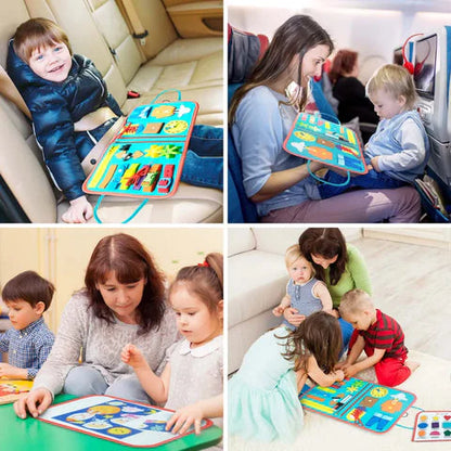 LIBRO SENSORIAL MONTESSORI - Para el Desarrollo motriz e intelectual de los niños