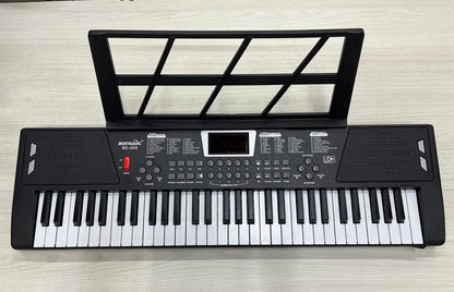 🎹 PIANO CON ATRIL DE 61 TECLAS + Y RECIBE DE OBSEQUIO 🎤MICRÓFONO 🎤